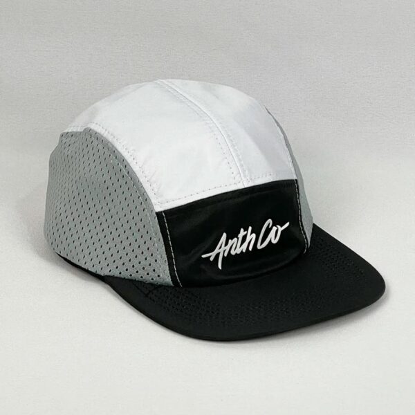 Boné Five Panel Anth Signature Mesh Lateral - Preto/Branco/Cinza