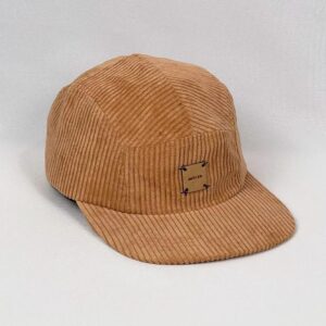 Boné Five Panel De Veludo Anth - Bege