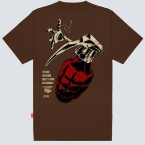 Camisa Oversized Granada Chronic x Thaide (Marrom)