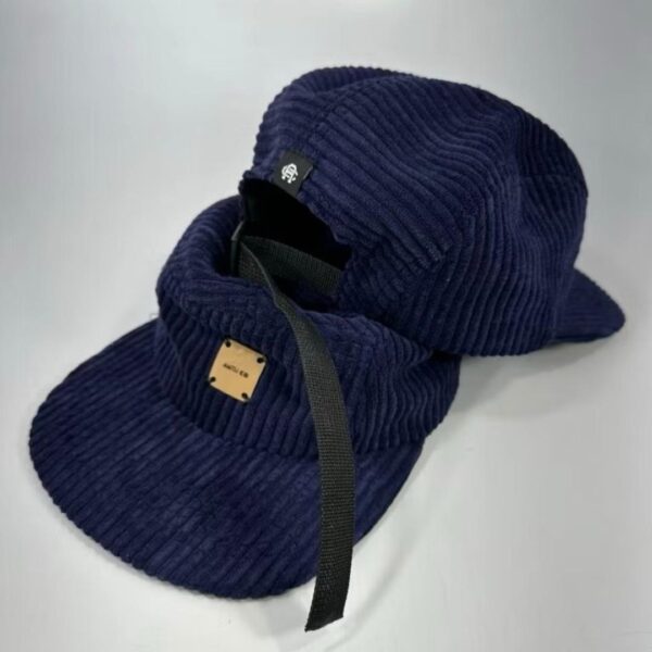 Boné Five Panel Anth de Veludo - Marinho