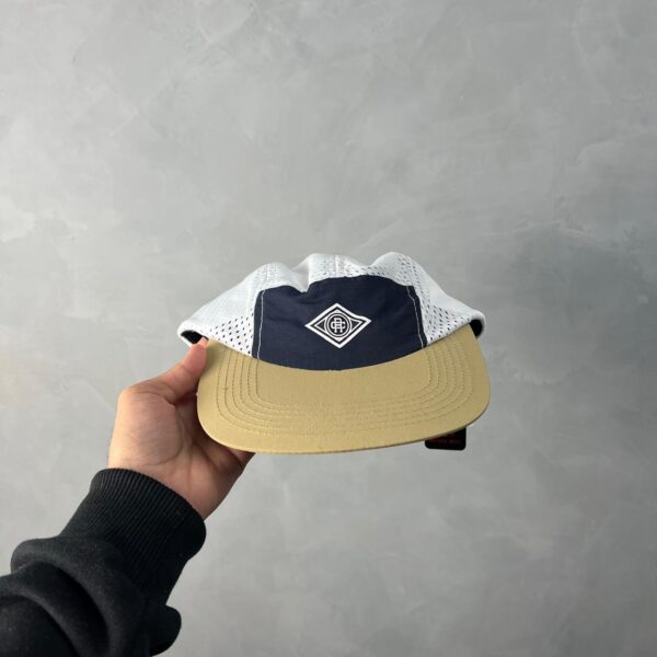 Boné Five Panel Anth Pace Tela - Branco/Marinho/Bege - Imagem 4