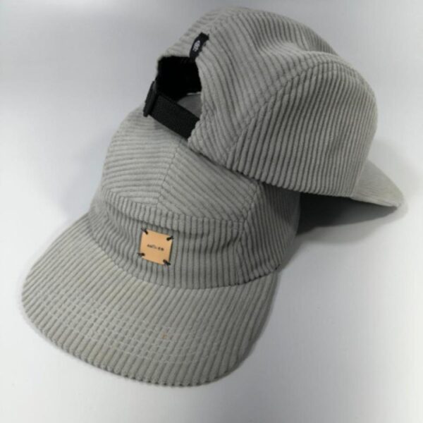 Boné Five Panel Anth de Veludo - Cinza