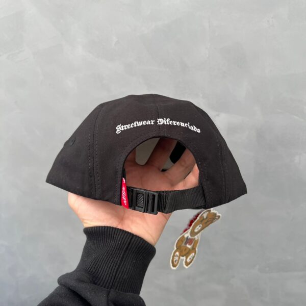 Boné 5 Five Panel Trip Side Fire (Preto/Branco) - Imagem 4