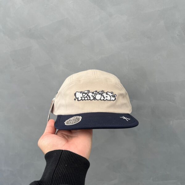 Boné Five Panel Trip side Stars (Bege/Azul) - Imagem 3