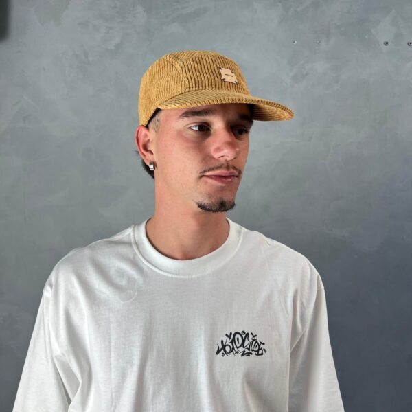 Boné Five Panel De Veludo Anth - Bege - Imagem 3