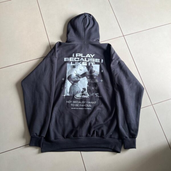 Blusa Moletom Wanted `Imperador` (Cinza) - Imagem 4