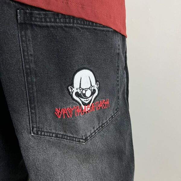 Calça Jeans Balão Brothas Cash (Estonada Preta) - Imagem 3