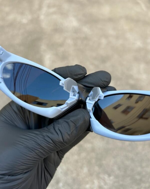 Óculos Oakley Plantaris Matte Stonewash Prizm Deep Water (Azul) - Imagem 5