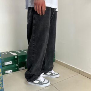 CALÇA BAGGY JEANS "STONE" BLACK