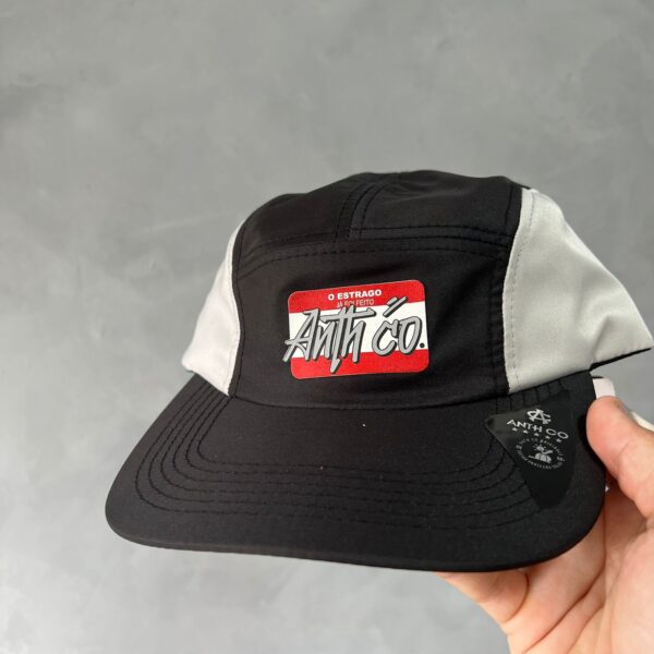 Boné Five Panel Tag Anth (Preto/Verm) - Imagem 2