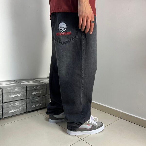 Calça Jeans Balão Brothas Cash (Estonada Preta)