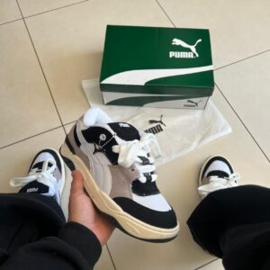 Tênis Puma 180 (Preto/Branco/Cinza)