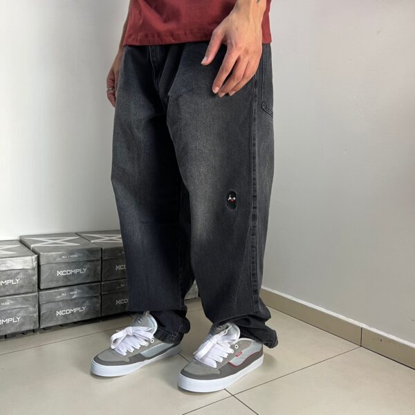 Calça Jeans Balão Brothas Cash (Estonada Preta) - Imagem 2