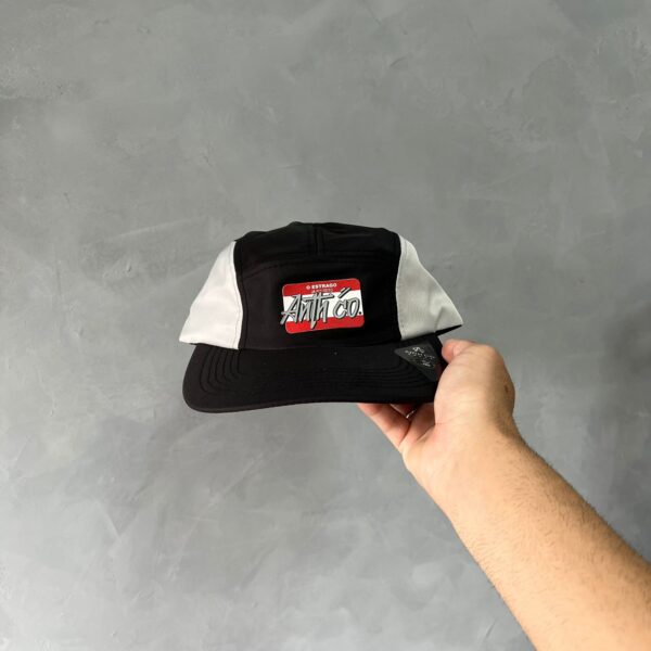 Boné Five Panel Tag Anth (Preto/Verm)