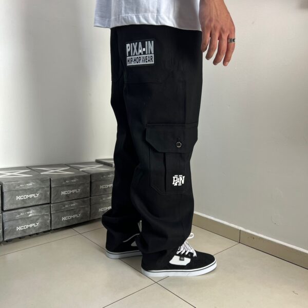 Calça Cargo Balão Pixain (Preto)