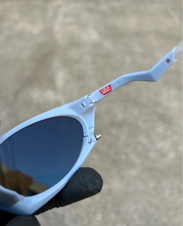 Óculos Oakley Plantaris Matte Stonewash Prizm Deep Water (Azul) - Imagem 6