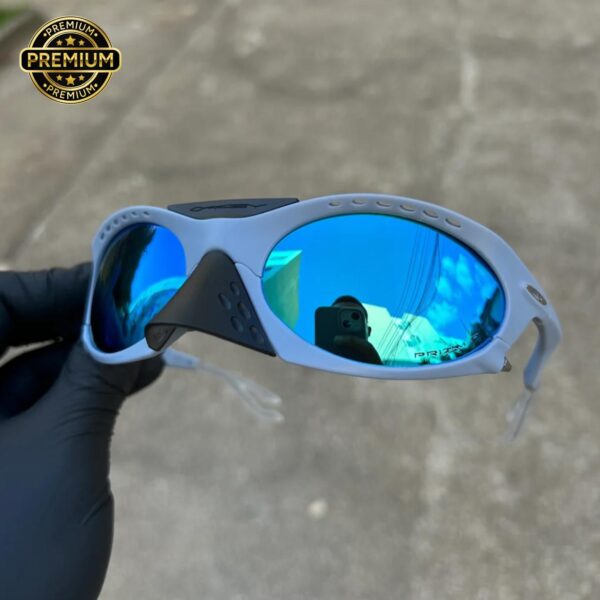 Óculos Oakley Plantaris Matte Stonewash Prizm Deep Water (Azul)