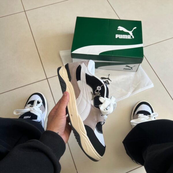 Tênis Puma 180 (Preto/Branco/Cinza) - Imagem 5