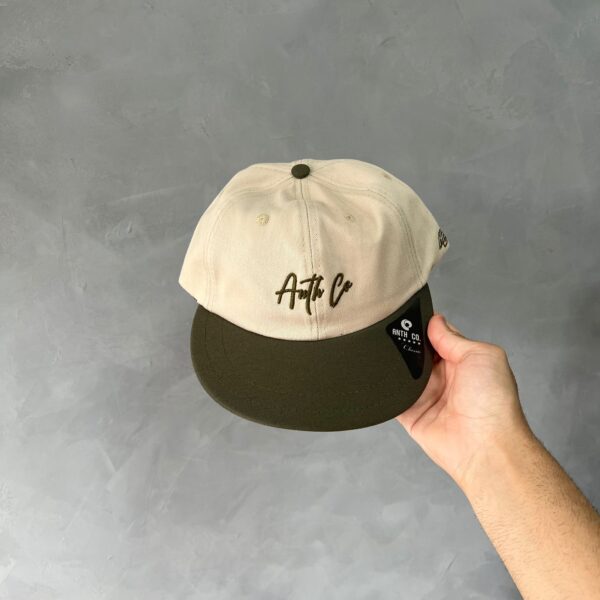 Boné Six Panel Anth (Bege/Verde Musgo) - Imagem 4
