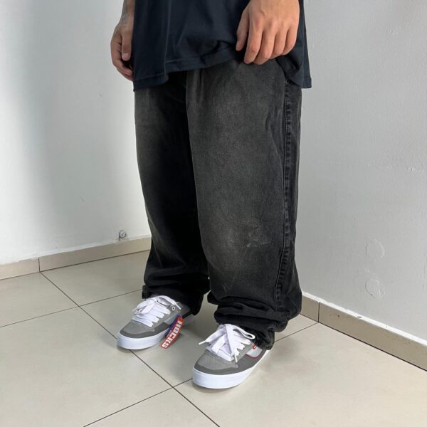Calça Jeans Baggy Jateado Marrom - Imagem 2
