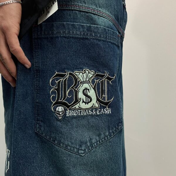 Bermuda Jeans Balão Brothas Cash Money - Imagem 3