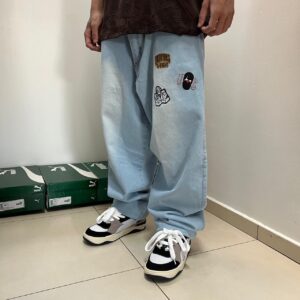 Calça Jeans Balão Patch Brothas Cash (Clara)