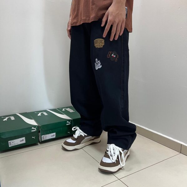 Calça Jeans Balão Patch Brothas Cash - Imagem 2