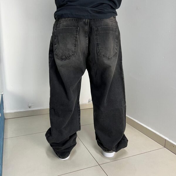 Calça Jeans Baggy Jateado Marrom - Imagem 3